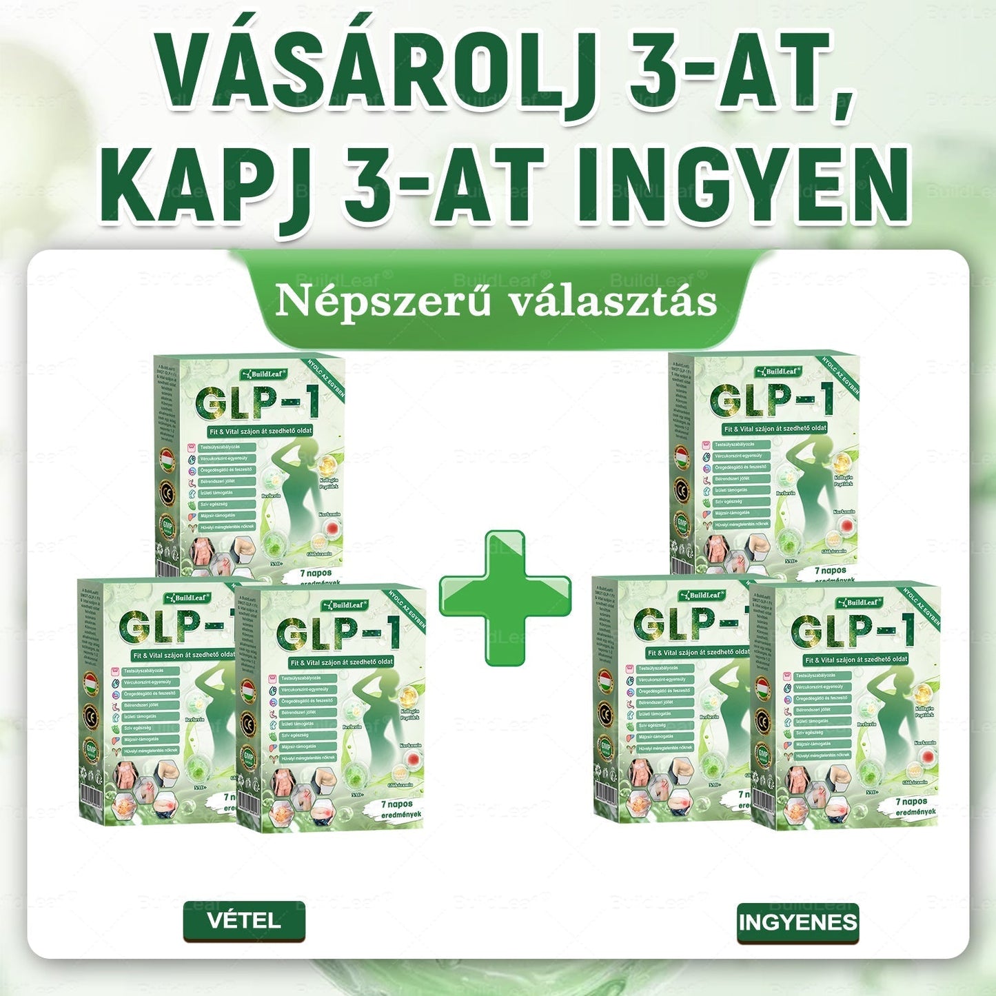 👍𝑩𝒖𝒊𝒍𝒅𝑳𝒆𝒂𝒇® 𝑮𝑳𝑷-1 8-𝒊𝒏-1 𝑭𝒊𝒕 & 𝑽𝒊𝒕𝒂𝒍 𝑺𝒛á𝒋𝒉𝒊𝒈𝒊é𝒏𝒊𝒂𝒊 𝑶𝒍𝒅𝒂𝒕 👍 𝑨𝒍𝒌𝒂𝒍𝒎𝒂𝒔 𝒆𝒍𝒉í𝒛á𝒔, 𝒔𝒛í𝒗- é𝒔 é𝒓𝒓𝒆𝒏𝒅𝒔𝒛𝒆𝒓𝒊 𝒆𝒈é𝒔𝒛𝒔é𝒈, 𝒄𝒖𝒌𝒐𝒓𝒃𝒆𝒕𝒆𝒈𝒔é𝒈, 𝒂𝒍𝒗á𝒔𝒊 𝒂𝒑𝒏𝒐𝒆, 𝒃é𝒍𝒓𝒆𝒏𝒅𝒔𝒛𝒆𝒓𝒊 𝒆𝒈é𝒔𝒛𝒔é𝒈, í𝒛ü𝒍𝒆𝒕𝒊 𝒑𝒓𝒐𝒃𝒍é𝒎á𝒌 é𝒔 𝒆𝒈𝒚é𝒃 𝒆𝒈é𝒔𝒛𝒔é𝒈ü𝒈𝒚𝒊 𝒊𝒈é𝒏𝒚𝒆𝒌 𝒆𝒔𝒆𝒕é𝒏