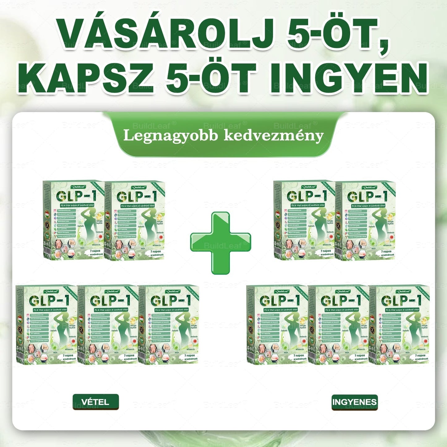 👍𝑩𝒖𝒊𝒍𝒅𝑳𝒆𝒂𝒇® 𝑮𝑳𝑷-1 8-𝒊𝒏-1 𝑭𝒊𝒕 & 𝑽𝒊𝒕𝒂𝒍 𝑺𝒛á𝒋𝒉𝒊𝒈𝒊é𝒏𝒊𝒂𝒊 𝑶𝒍𝒅𝒂𝒕 👍 𝑨𝒍𝒌𝒂𝒍𝒎𝒂𝒔 𝒆𝒍𝒉í𝒛á𝒔, 𝒔𝒛í𝒗- é𝒔 é𝒓𝒓𝒆𝒏𝒅𝒔𝒛𝒆𝒓𝒊 𝒆𝒈é𝒔𝒛𝒔é𝒈, 𝒄𝒖𝒌𝒐𝒓𝒃𝒆𝒕𝒆𝒈𝒔é𝒈, 𝒂𝒍𝒗á𝒔𝒊 𝒂𝒑𝒏𝒐𝒆, 𝒃é𝒍𝒓𝒆𝒏𝒅𝒔𝒛𝒆𝒓𝒊 𝒆𝒈é𝒔𝒛𝒔é𝒈, í𝒛ü𝒍𝒆𝒕𝒊 𝒑𝒓𝒐𝒃𝒍é𝒎á𝒌 é𝒔 𝒆𝒈𝒚é𝒃 𝒆𝒈é𝒔𝒛𝒔é𝒈ü𝒈𝒚𝒊 𝒊𝒈é𝒏𝒚𝒆𝒌 𝒆𝒔𝒆𝒕é𝒏